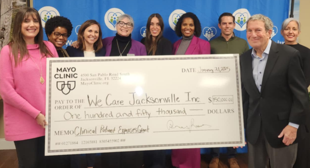 Mayo Clinic Awards Gift to WeCareJax to Support Uninsured Neighbors